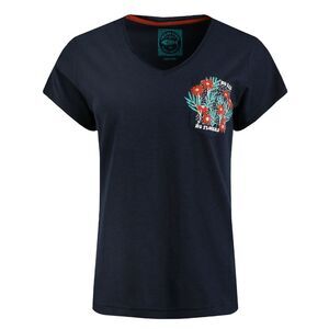 Weird Fish Womens/Ladies No Rain No Flowers Slub Pocket T-Shirt / Navy